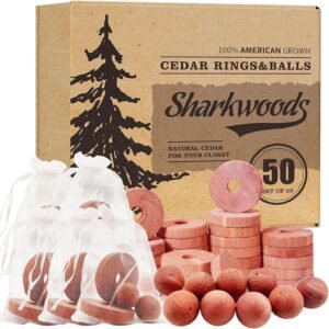 Cedar Rings and Balls for Closets & Drawers Freshener